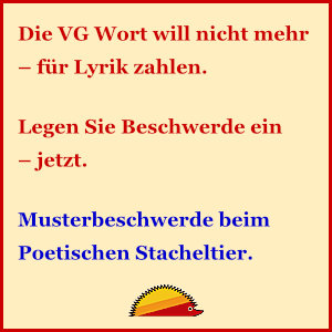 Beschwerde bei der VG Wort