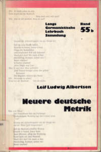 Neuere deutsche Metrik