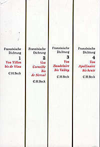Franz�sische Dichtung in 4 B�nden