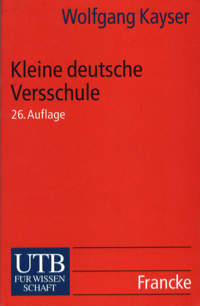 Kleine deutsche Versschule